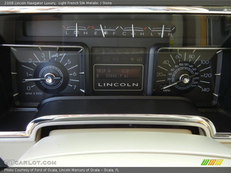 Light French Silk Metallic / Stone 2008 Lincoln Navigator Luxury