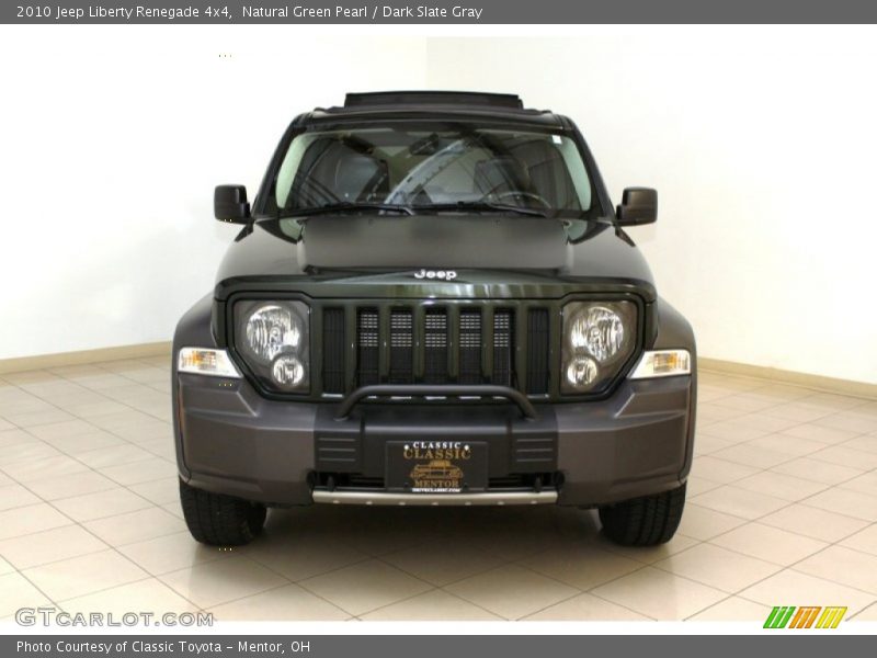 Natural Green Pearl / Dark Slate Gray 2010 Jeep Liberty Renegade 4x4