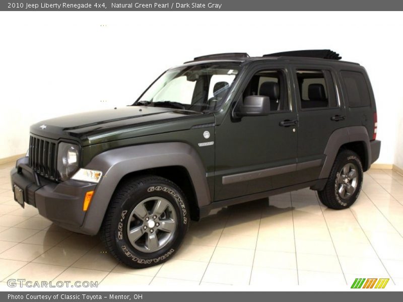 Natural Green Pearl / Dark Slate Gray 2010 Jeep Liberty Renegade 4x4