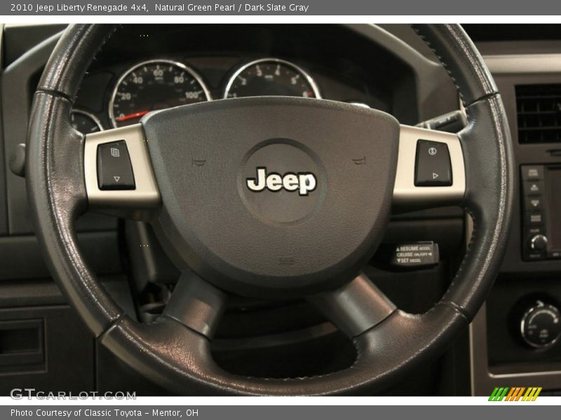Natural Green Pearl / Dark Slate Gray 2010 Jeep Liberty Renegade 4x4