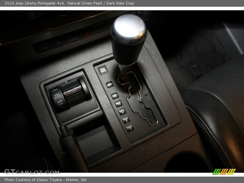 Natural Green Pearl / Dark Slate Gray 2010 Jeep Liberty Renegade 4x4