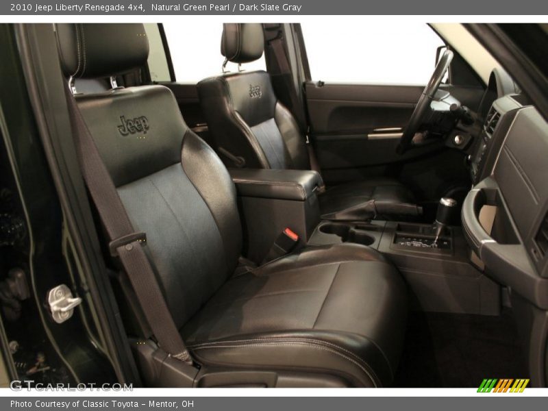 Natural Green Pearl / Dark Slate Gray 2010 Jeep Liberty Renegade 4x4