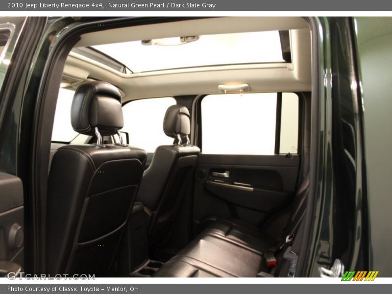 Natural Green Pearl / Dark Slate Gray 2010 Jeep Liberty Renegade 4x4