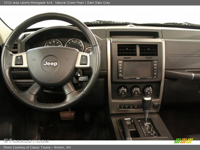 Natural Green Pearl / Dark Slate Gray 2010 Jeep Liberty Renegade 4x4