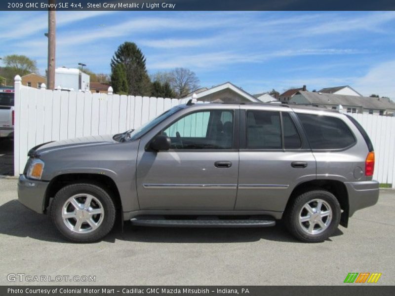 Steel Gray Metallic / Light Gray 2009 GMC Envoy SLE 4x4