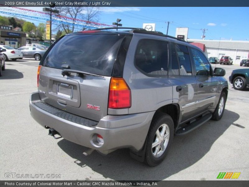 Steel Gray Metallic / Light Gray 2009 GMC Envoy SLE 4x4