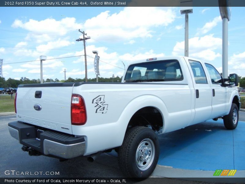 Oxford White / Steel 2012 Ford F350 Super Duty XL Crew Cab 4x4
