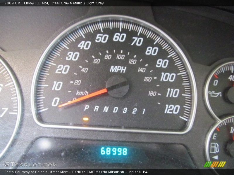 Steel Gray Metallic / Light Gray 2009 GMC Envoy SLE 4x4