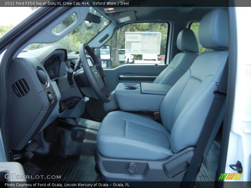 2012 F350 Super Duty XL Crew Cab 4x4 Steel Interior