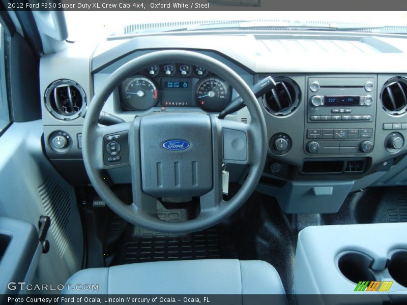 Dashboard of 2012 F350 Super Duty XL Crew Cab 4x4