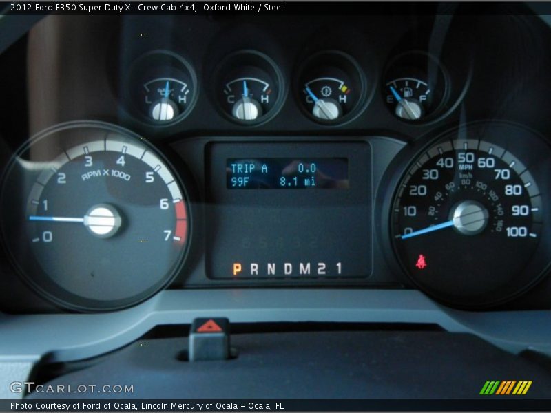  2012 F350 Super Duty XL Crew Cab 4x4 XL Crew Cab 4x4 Gauges