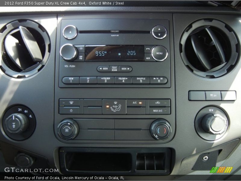 Controls of 2012 F350 Super Duty XL Crew Cab 4x4