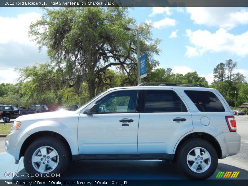Ingot Silver Metallic / Charcoal Black 2012 Ford Escape XLT