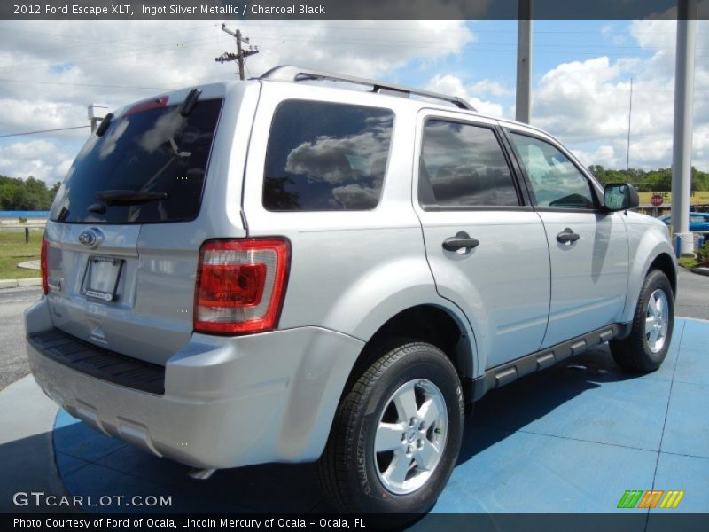 Ingot Silver Metallic / Charcoal Black 2012 Ford Escape XLT