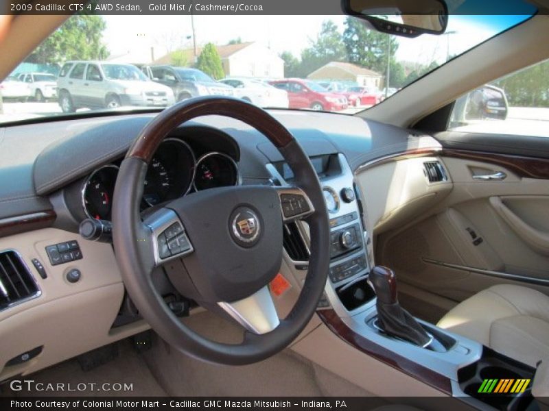 Gold Mist / Cashmere/Cocoa 2009 Cadillac CTS 4 AWD Sedan