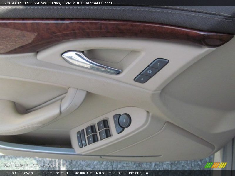 Gold Mist / Cashmere/Cocoa 2009 Cadillac CTS 4 AWD Sedan