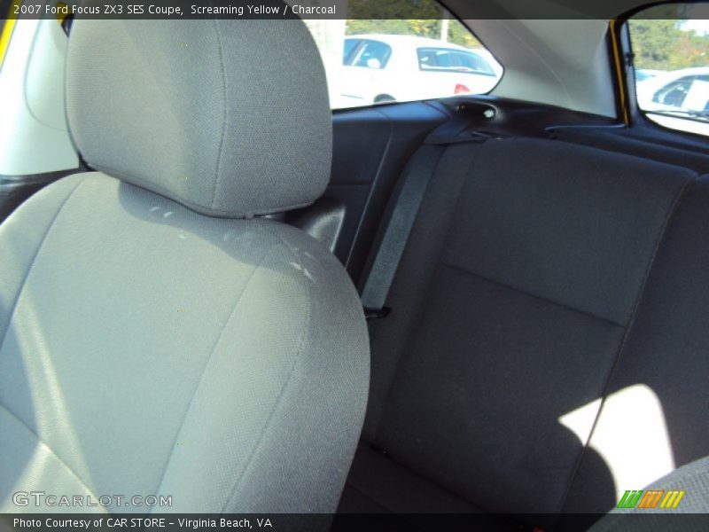 Screaming Yellow / Charcoal 2007 Ford Focus ZX3 SES Coupe