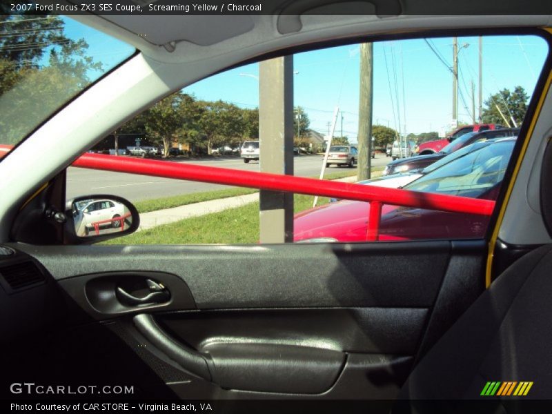 Screaming Yellow / Charcoal 2007 Ford Focus ZX3 SES Coupe