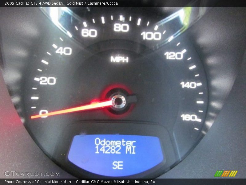 Gold Mist / Cashmere/Cocoa 2009 Cadillac CTS 4 AWD Sedan