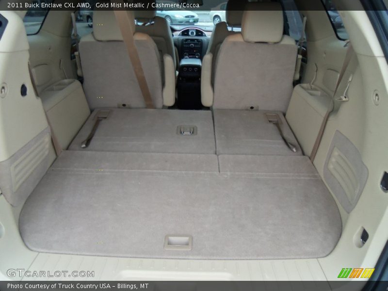 Gold Mist Metallic / Cashmere/Cocoa 2011 Buick Enclave CXL AWD