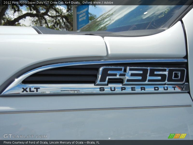 Oxford White / Adobe 2012 Ford F350 Super Duty XLT Crew Cab 4x4 Dually