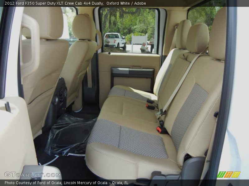 Oxford White / Adobe 2012 Ford F350 Super Duty XLT Crew Cab 4x4 Dually
