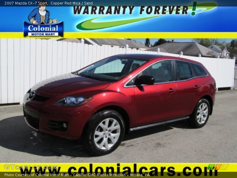 Copper Red Mica / Sand 2007 Mazda CX-7 Sport