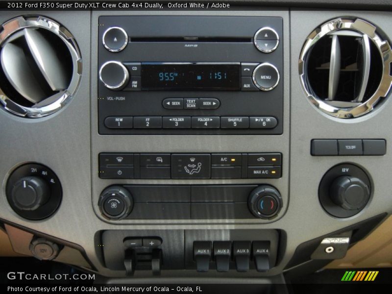 Oxford White / Adobe 2012 Ford F350 Super Duty XLT Crew Cab 4x4 Dually