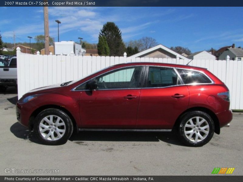 Copper Red Mica / Sand 2007 Mazda CX-7 Sport