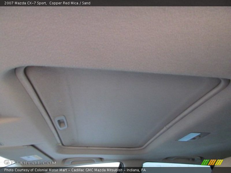 Copper Red Mica / Sand 2007 Mazda CX-7 Sport