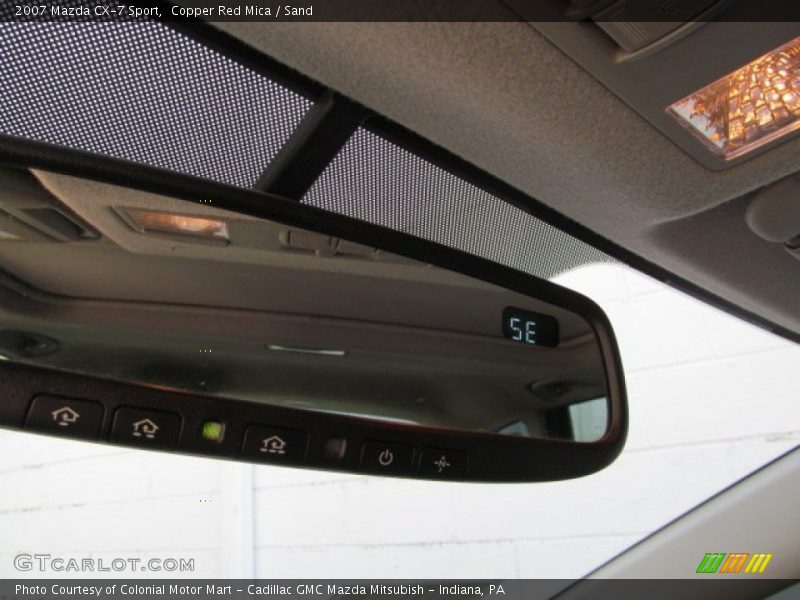 Copper Red Mica / Sand 2007 Mazda CX-7 Sport