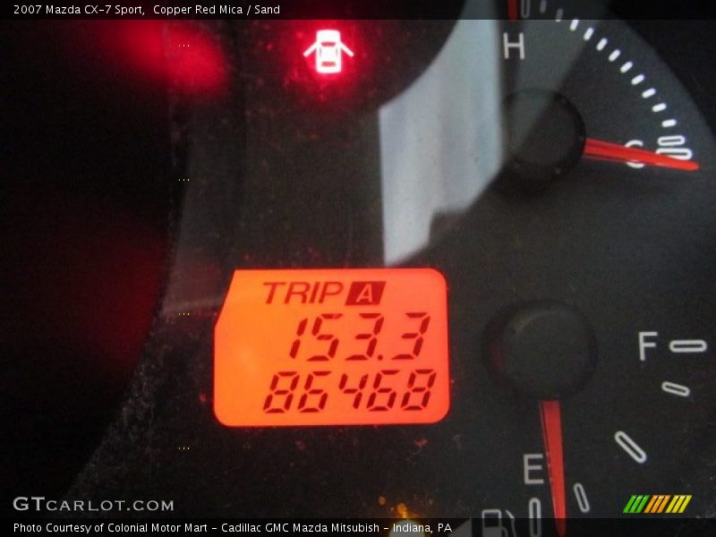 Copper Red Mica / Sand 2007 Mazda CX-7 Sport