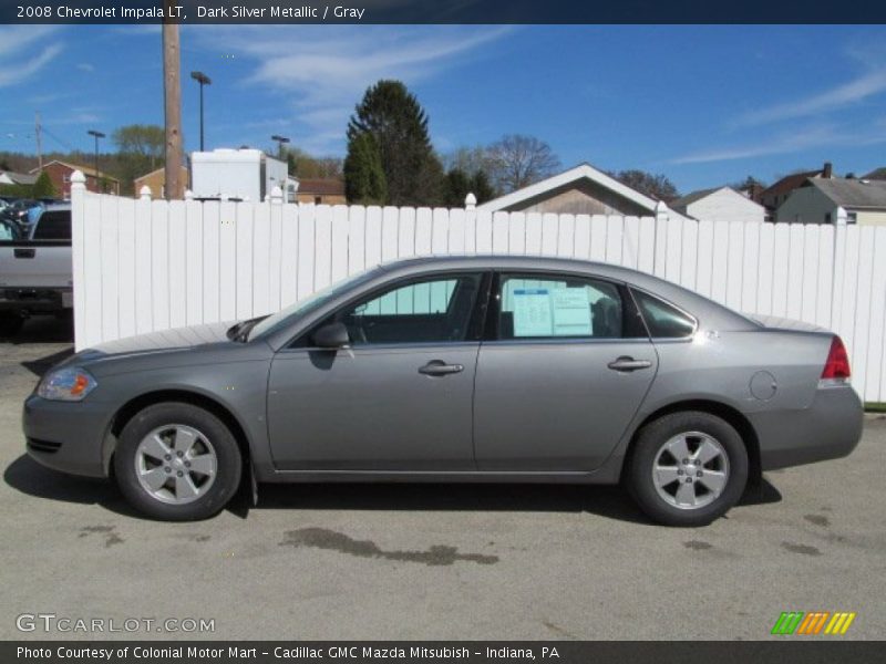 Dark Silver Metallic / Gray 2008 Chevrolet Impala LT