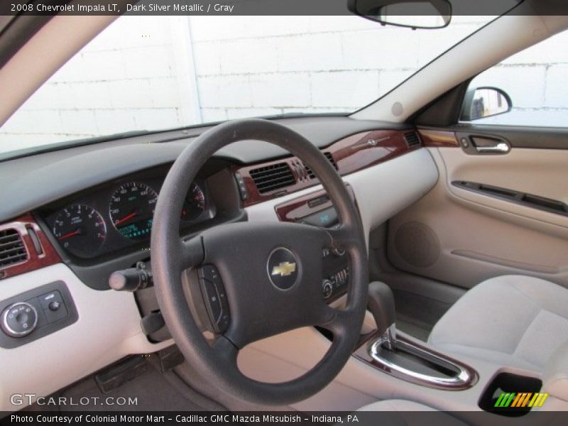 Dark Silver Metallic / Gray 2008 Chevrolet Impala LT
