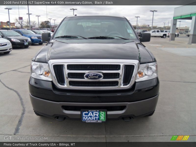 Black / Black 2008 Ford F150 XLT SuperCrew 4x4 60th Anniversary Edition