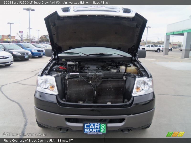 Black / Black 2008 Ford F150 XLT SuperCrew 4x4 60th Anniversary Edition