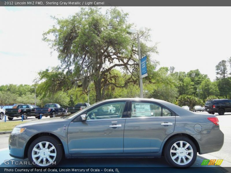 Sterling Gray Metallic / Light Camel 2012 Lincoln MKZ FWD