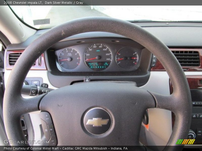 Dark Silver Metallic / Gray 2008 Chevrolet Impala LT