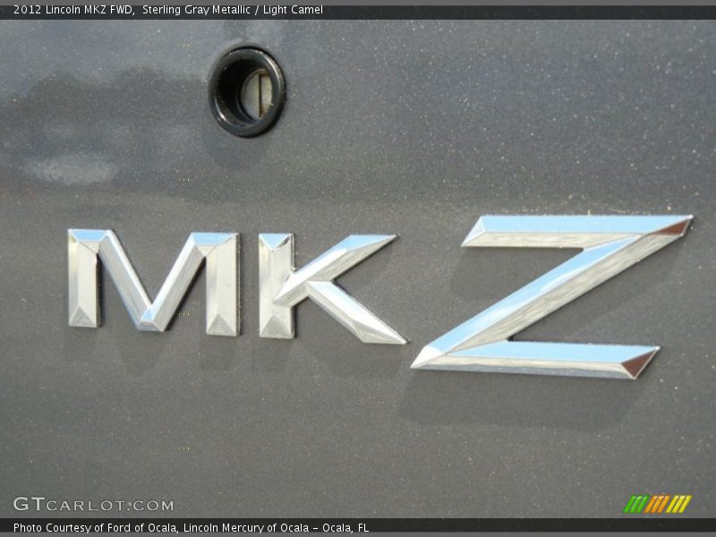 Sterling Gray Metallic / Light Camel 2012 Lincoln MKZ FWD