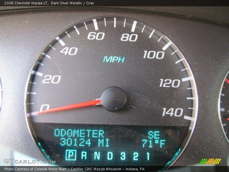 Dark Silver Metallic / Gray 2008 Chevrolet Impala LT