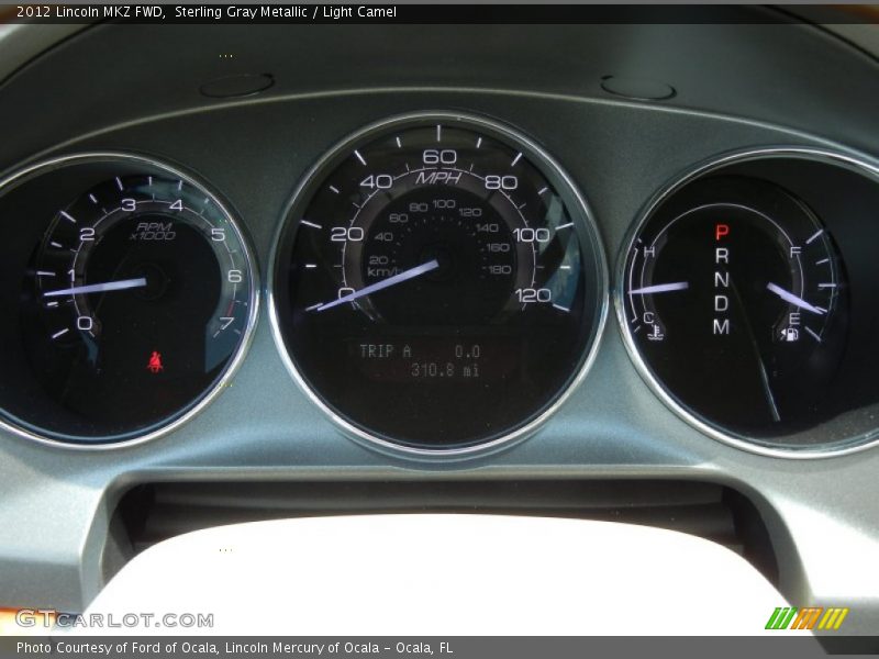 Sterling Gray Metallic / Light Camel 2012 Lincoln MKZ FWD