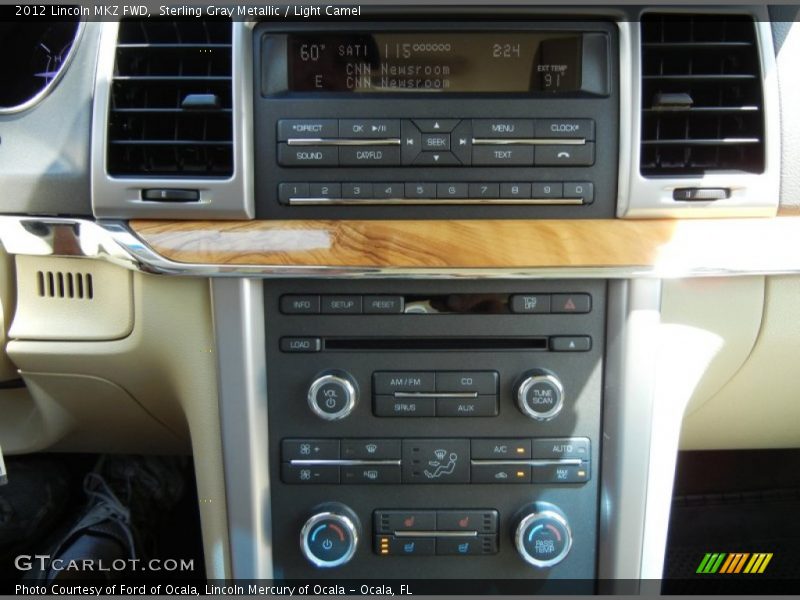 Sterling Gray Metallic / Light Camel 2012 Lincoln MKZ FWD