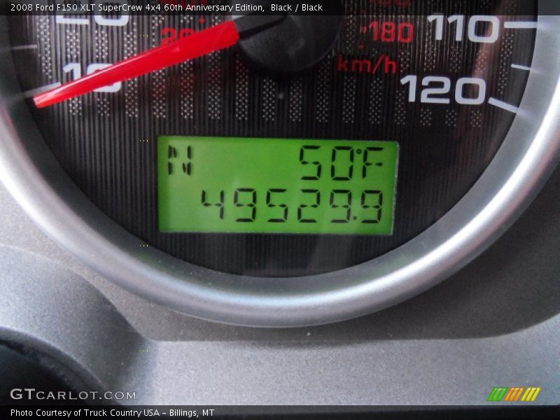 Black / Black 2008 Ford F150 XLT SuperCrew 4x4 60th Anniversary Edition