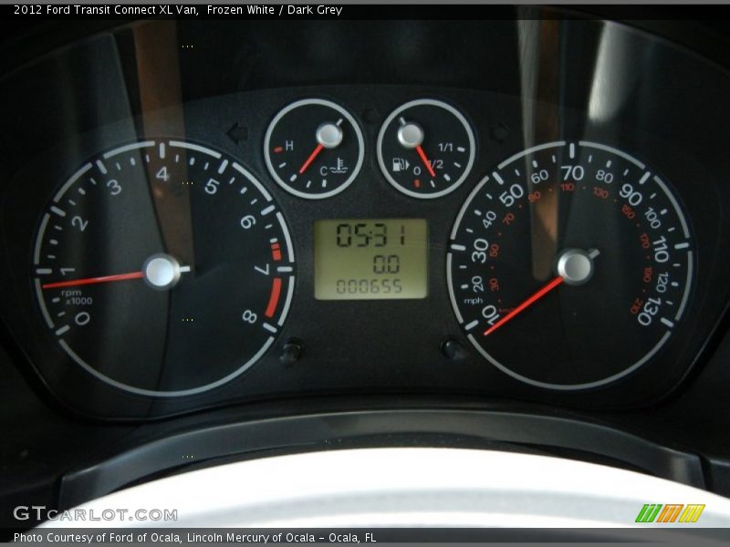  2012 Transit Connect XL Van XL Van Gauges