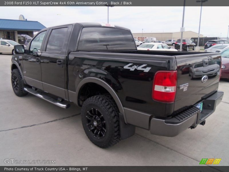 Black / Black 2008 Ford F150 XLT SuperCrew 4x4 60th Anniversary Edition