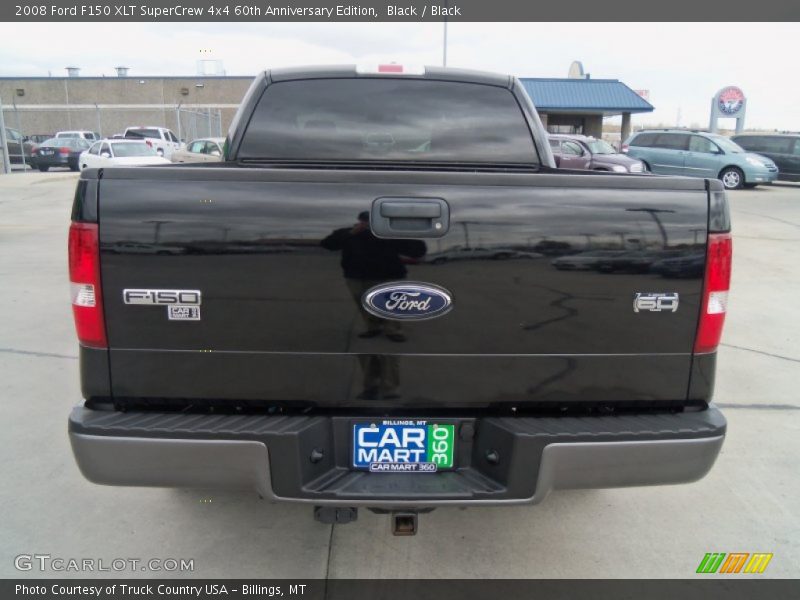 Black / Black 2008 Ford F150 XLT SuperCrew 4x4 60th Anniversary Edition
