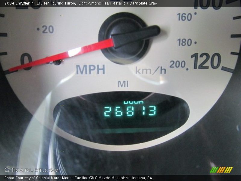 Light Almond Pearl Metallic / Dark Slate Gray 2004 Chrysler PT Cruiser Touring Turbo