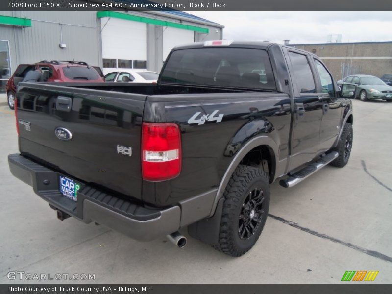 Black / Black 2008 Ford F150 XLT SuperCrew 4x4 60th Anniversary Edition