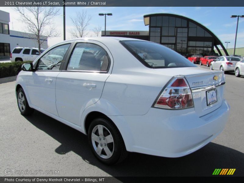 Summit White / Charcoal 2011 Chevrolet Aveo LT Sedan