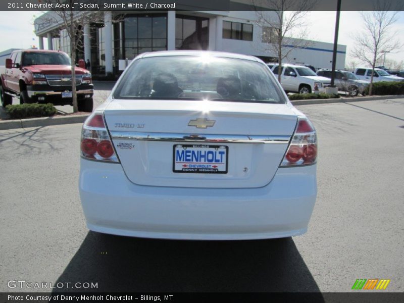 Summit White / Charcoal 2011 Chevrolet Aveo LT Sedan